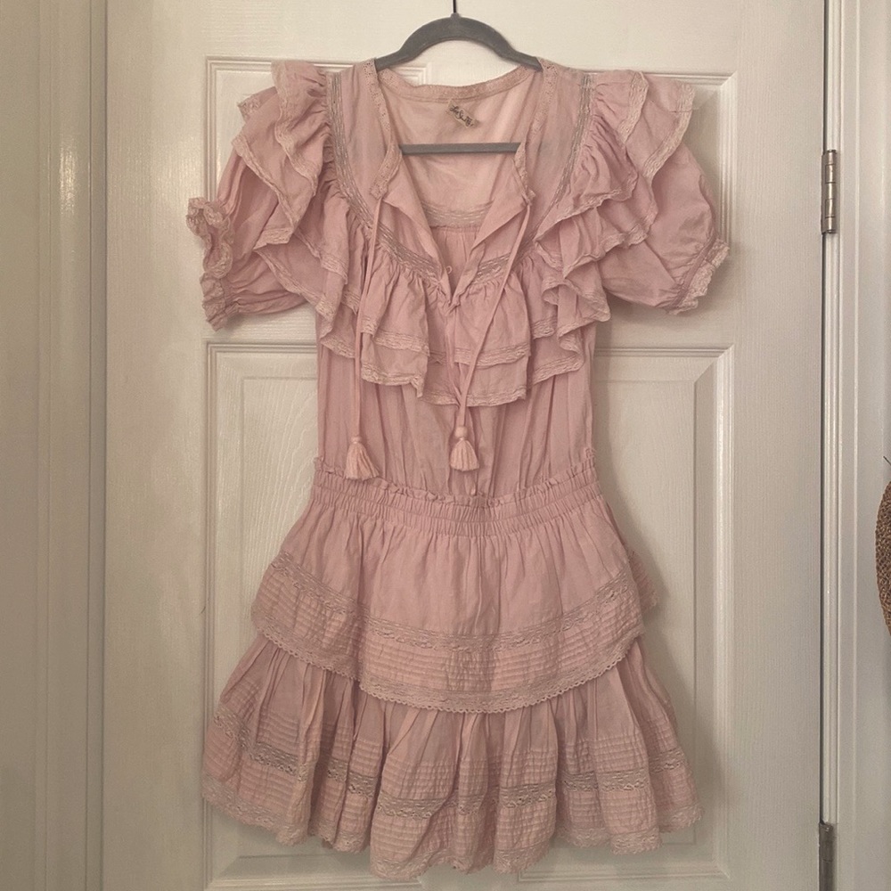 Love shack fancy mini dress